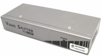 Разветвитель видеосигнала MultiCo <EW-S002DC> 2-Port Video Splitter (DVI29F+2xDVI29F) + б.п.
