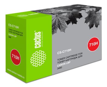 Картридж Cactus CS-C710H черный для Canon LBP 3460 (12000стр.)