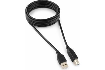 Кабель Gembird USB 2.0 CCP-USB2-AMBM-10 Pro AmBm 3м черный