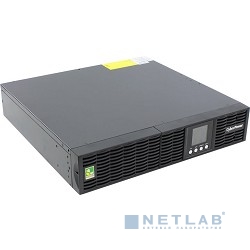 Источник бесперебойного питания 1000VA CyberPower Online S <OLS1000ERT2U> 2U, LCD, защита телефонной линии/RJ45, ComPort, USB