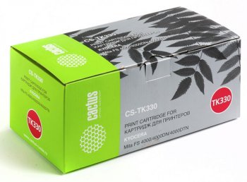 Картридж Cactus CS-TK330 черный для Kyocera Mita FS 4000/4000DN/4000DTN (20000стр.)