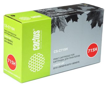 Картридж Cactus CS-C715H черный для Canon i-Sensys 3310/3370 (7000стр.)