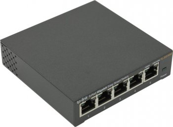 Коммутатор TP-Link TL-SG105E (L2) 5x1Гбит/с настраиваемый
