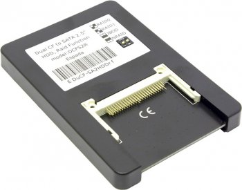 Адаптер SATA/CF Espada DCFS2R <EDuCF-SA2HDDr f> 2xCF -> SATA adapter 2.5", RAID