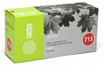 Картридж Cactus CS-C713S черный для Canon i-Sensys 3250 (2000стр.)