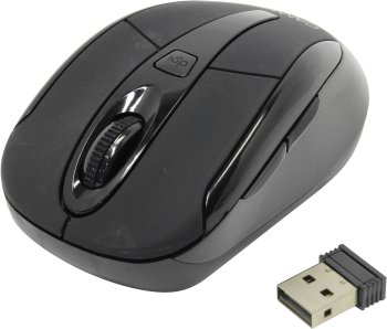 Мышь беспроводная CANYON Wireless Optical Mouse <CNR-MSOW06B> (RTL) USB 6btn+Roll