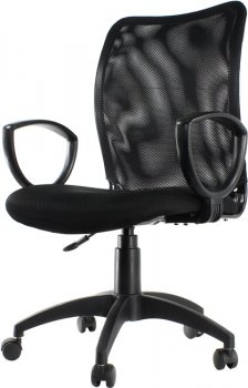 Кресло офисное Бюрократ Ch-599AXSN черный TW-01 сиденье черный TW-11 крестовина пластик