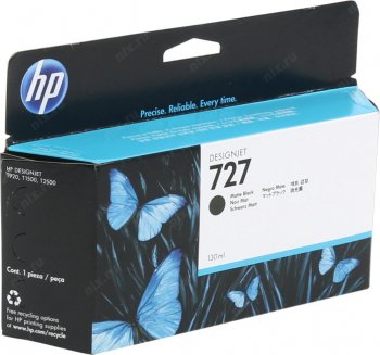 Картридж HP №727 B3P22A черный матовый для Designjet T920/T1500 ePrinter series 130-ml