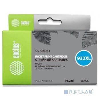 Картридж Cactus CS-CN053 Black для hp OfficeJet 6600