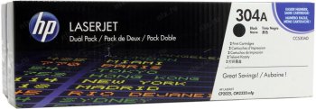 Картридж HP CC530AD (№304A) Dual Pack Black для Color LaserJet CP2025, CM2320mfp