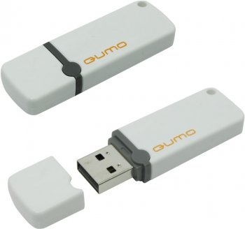 Накопитель USB Qumo Optiva <QM16GUD-OP2-White> USB2.0 Flash Drive 16Gb (RTL)
