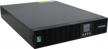 Источник бесперебойного питания CyberPower OLS3000ERT2U Online, 3000VA/2700W USB/RS-232/EPO/SNMPslot/RJ11/45/ВБМ (8 IEC С13, 1 IEC C19), 12В/9 Ач х 6