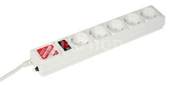 Сетевой фильтр PowerCube SPG-B-6-WHITE <1.9м> (5 розеток) <02669>