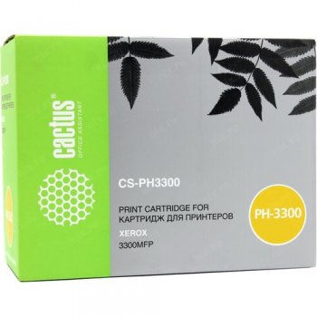 Картридж Cactus CS-PH3300 106R01412 черный для Xerox Phaser 3300/3300mfp (8000стр.)