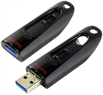 Накопитель USB SanDisk Ultra <SDCZ48-064G-U46> USB3.0 Flash Drive 64Gb (RTL)