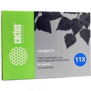 Картридж Cactus CS-Q6511X для HP LJ 2410/2420/2430