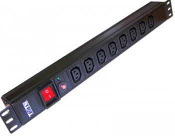 Блок распределения питания Lanmaster TWT-PDU19-10A8C13