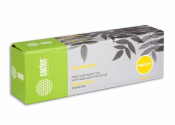 Картридж Cactus CS-PH6125Y 106R01337 желтый для Xerox Phaser 6125 (1000стр.)