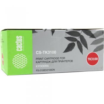 Картридж Cactus CS-TK3100 черный для Kyocera Ecosys FS-2100D/2100DN (12500стр.)