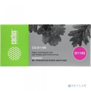 Картридж Cactus CS-D119S для Samsung ML-1610/2010/2510, SCX 4521F/4321