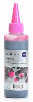 Чернила Cactus CS-I-EPT0826 Light Magenta для Epson R270/290/RX590 (100мл)