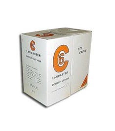 Кабель UTP Lanmaster TWT-6-GY кат.6 U/ не экранированный 4X2X23AWG PVC внутренний 305м серый