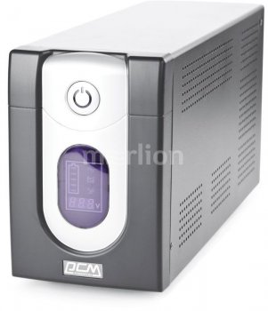Источник бесперебойного питания PowerCom IMD-2000AP Line-Interactive, 2000VA / 1200W, Tower, 6 xC13: 4 с резервным питанием + 2 с фильтрацией, LCD, US