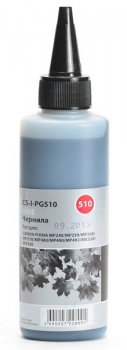 Чернила Cactus CS-I-PG510 черный пигментный 100мл для Canon Pixma MP240/MP250/MP260/MP270