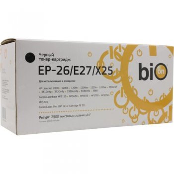 Картридж Bion BCR-EP-26/EP-27 для Canon LBP-3200/MFP3110, Laser Shot LBP3200, LaserBase MF3110/MF3240/MF5630/MF5650/MF5730/MF5750/MF5770/MF3228 (2500