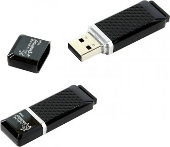 Накопитель USB SmartBuy Quartz series <SB32GBQZ-K> USB2.0 Flash Drive 32Gb (RTL)
