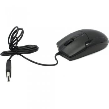 Мышь CBR Silent Optical Mouse<CM302 Black> (RTL) USB 3but+Roll