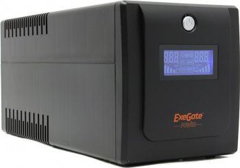 Источник бесперебойного питания 1500VA Exegate Power Smart <ULB/LLB-1500 LCD> <212520> защита телефонной линии/RJ45, USB