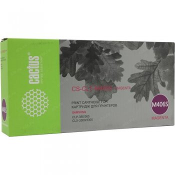 Картридж Cactus CS-CLT-M406S Magenta для Samsung CLP-360/365/366, CLX-3300/3305/3306/