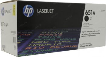 Картридж HP CE340A(H) (№651A) Black для LJ Enterprise 700 ColorMFP M775