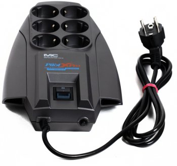 Сетевой фильтр Pilot X-Pro 1.8м (6 розеток) серый