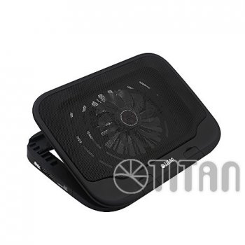 Подставка для ноутбука Titan TTC-G21T 15"355x260x40мм 19дБ 2xUSB 1x 130ммFAN черный