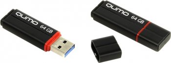 Накопитель USB Qumo Speedster <QM64GUD3-SP-black> USB3.0 Flash Drive 64Gb (RTL)