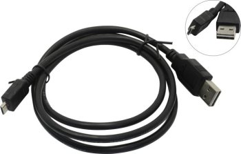 Кабель USB 2.0 Gembird/Cablexpert, мультиразъем USB, AM/microB 5P, 1м, пакет CC-mUSB2D-1M