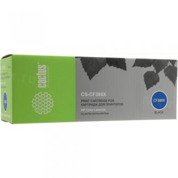 Картридж Cactus CS-CF380X Black для Color HP LJ Pro M476dn/nw/dw