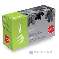 Картридж Cactus CS-EP27S черный для Canon LBP3200/MF3220/3110/3200/5600 (2500стр.)