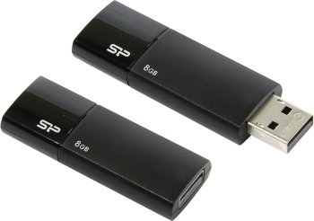 Накопитель USB Silicon Power Ultima U05 <SP008GBUF2U05V1K> USB2.0 Flash Drive 8Gb (RTL)