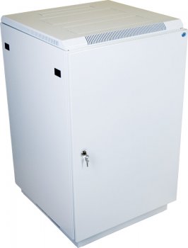 Шкаф ЦМО (ШТК-М-18.6.8-3ААА) напольный 18U 600x800мм пер.дв.металл задн.дв.стал.лист 2 бок.пан. 270кг серый 655мм 56.4кг 180град. 960мм