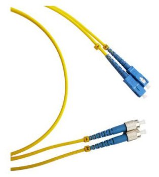 Кабель волоконно-оптический TWT (TWT-2SC-2SC/SU-2.0) оптический. Дуплекс. SC/UPC-SC/UPC. SM. 2.0 м