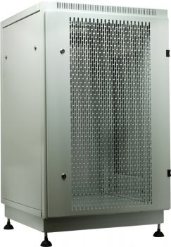Шкаф NT PRACTIC 2 MP18-66 G 19" напольный 18U 600*600, дверь перфорированная, серый (3ч)