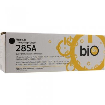 Картридж Bion BCR-CE285A для HP LaserJet Pro M1132/M1212/M1214/M1217/P1102/P1109 (1600 стр.), Черный , с чипом