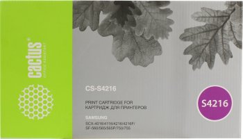Картридж Cactus CS-S4216 SCX-4216D3 черный (3000стр.) для Samsung SCX-4016/4116/4216/4216F/SF-560/565/565P/750/755/755P