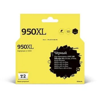 Картридж T2 ic-h045 (№950XL) Black для hp OJ Pro 8100/8600/251dw/276dw