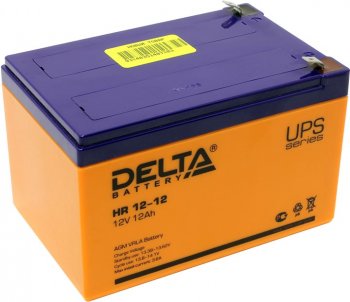 Аккумулятор для ИБП Delta HR 12-12 12В 12Ач