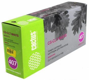Картридж Cactus CS-CLT-M407S Magenta для Samsung CLP-320/325, CLX-3185