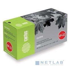 Картридж Cactus CS-EP22S черный для Canon LBP-250/350/800/810/1110/1110SE/1120 (2500стр.)